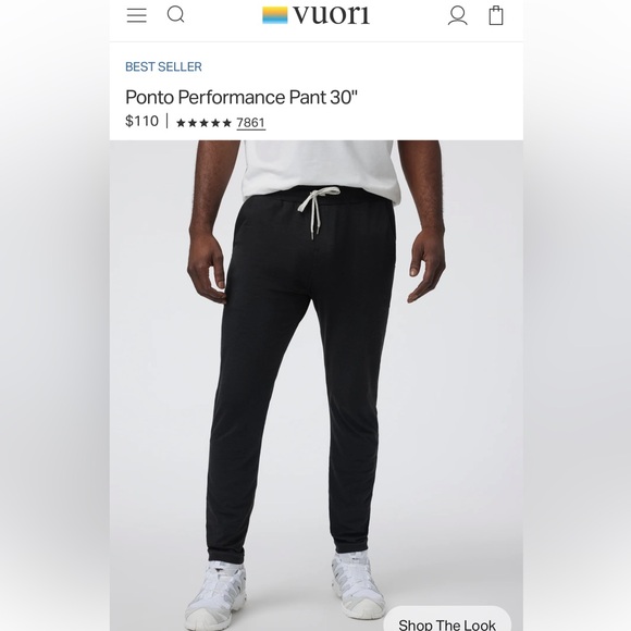 Vuori Men’s Ponto Performance Pant